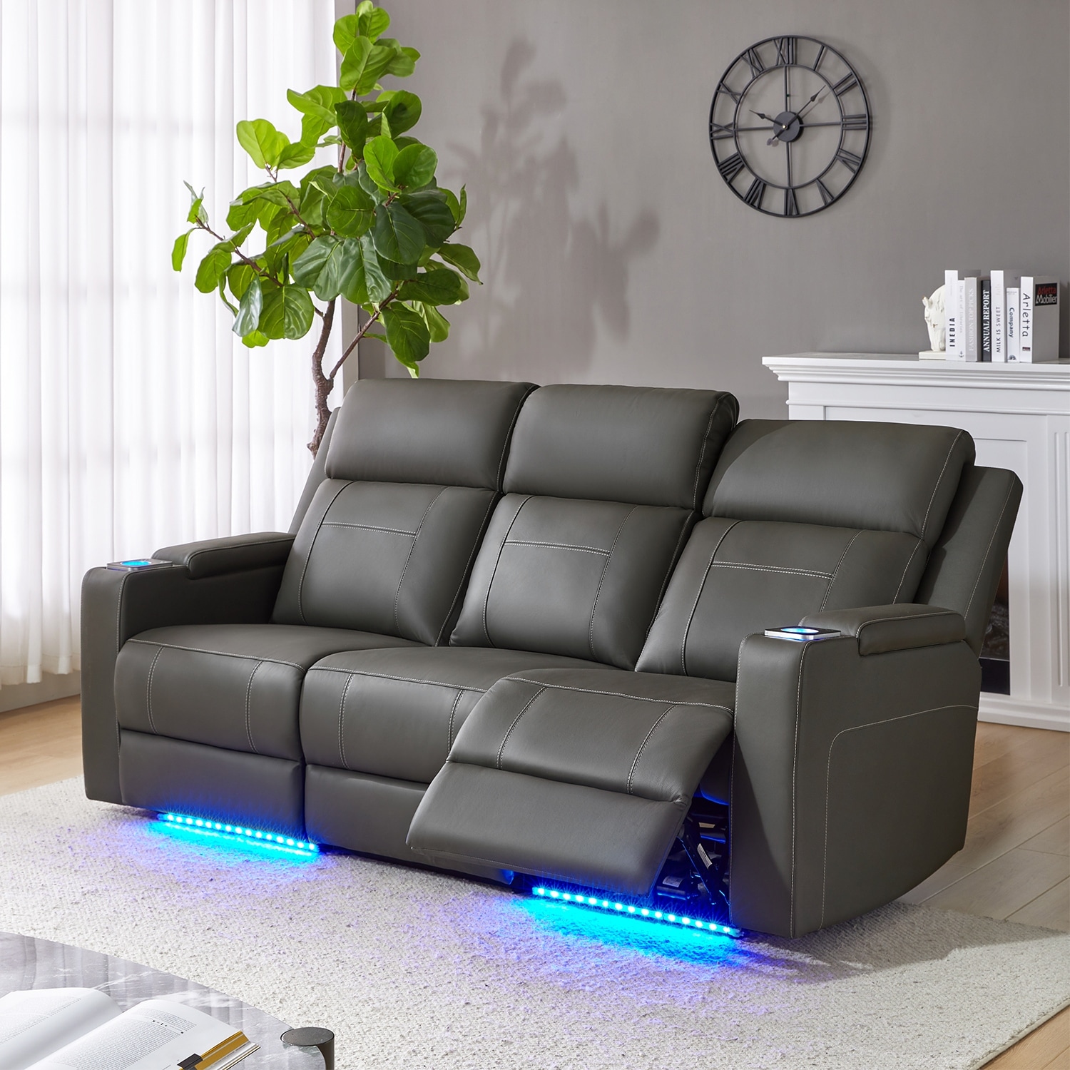 Leather Power Recline Sofas - Bed Bath &amp; Beyond